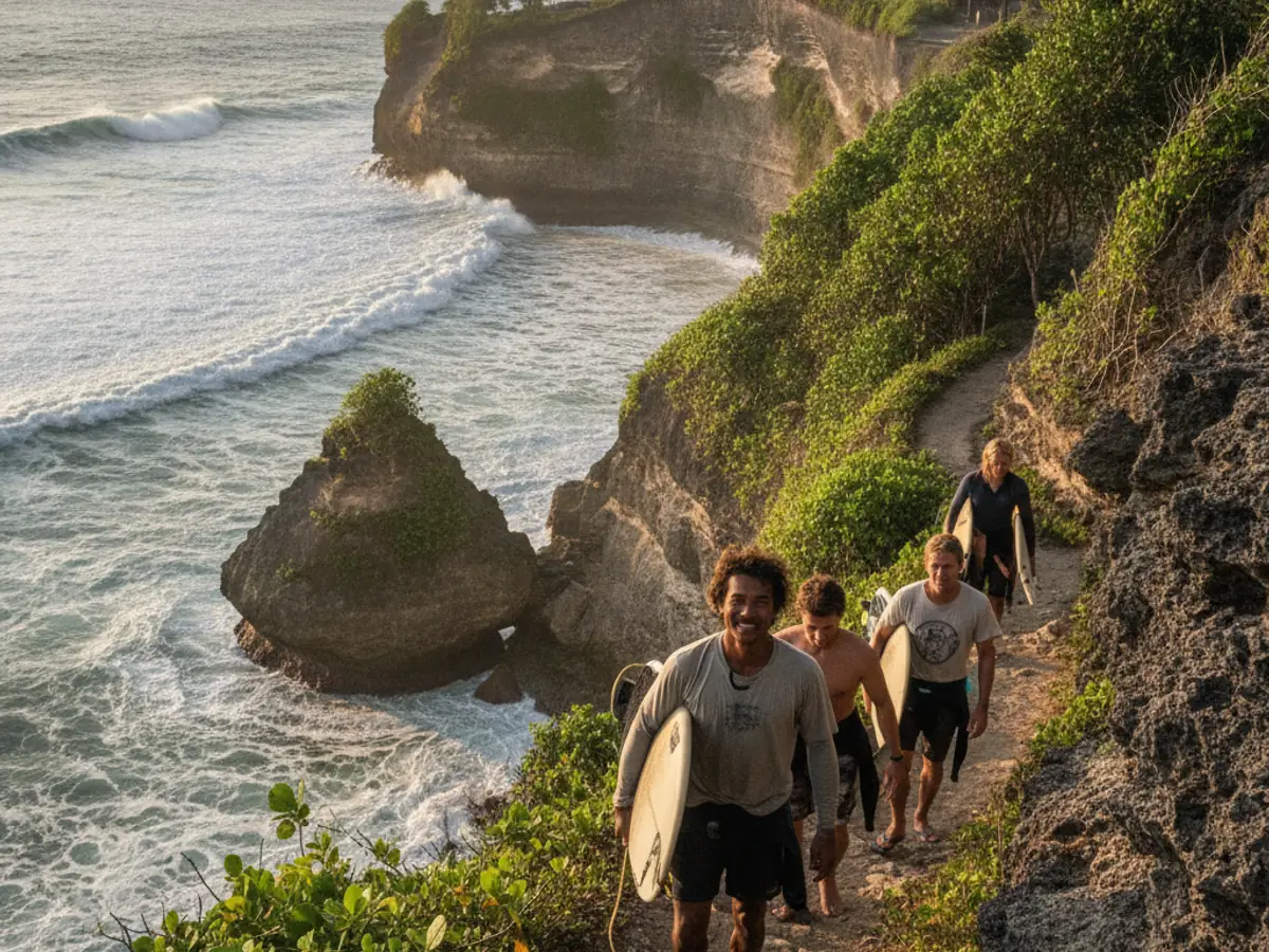 Uluwatu Surf Guiding in Uluwatu - Half day - Rp 600.000
